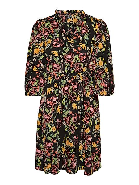 Vero Moda Midikleid Olivia (1-tlg) Drapiert/gerafft günstig online kaufen