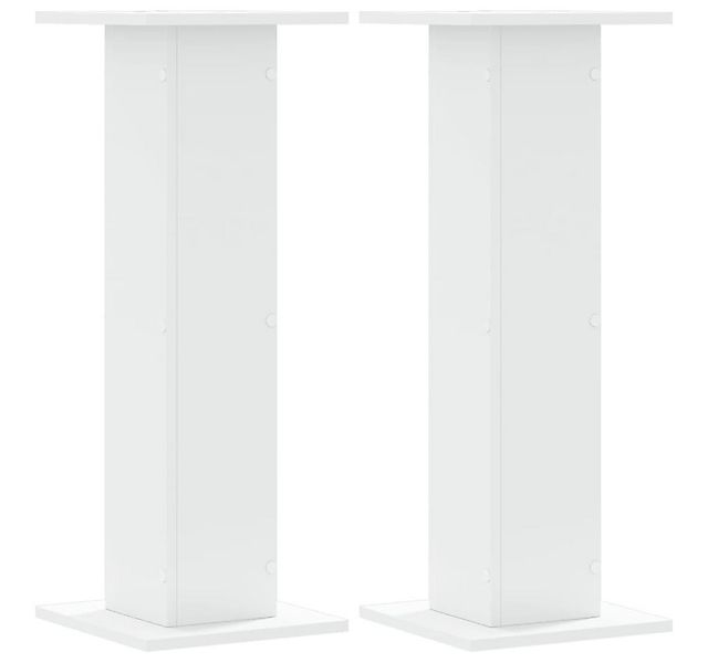 vidaXL Blumenständer Pflanzenständer 2 Stk. Weiß 30x30x80 cm Holzwerkstoff günstig online kaufen