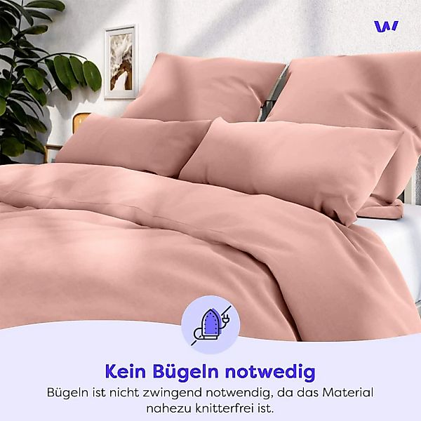 Wolkenfeld Bettwäsche "Allergiker Bettwäsche, unfassbar weich" 3 Stk. tlg. günstig online kaufen