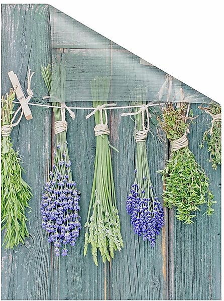 LICHTBLICK ORIGINAL Fensterfolie »Kräuter« 1 Stk. blickdicht strukturiert K günstig online kaufen