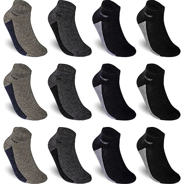 TEXEMP Sneakersocken 12 Paar Sneaker Socken günstig online kaufen