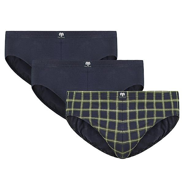 Ceceba 3er-Pack Slips aus Baumwolle Farbe blau Größe: 16 günstig online kaufen
