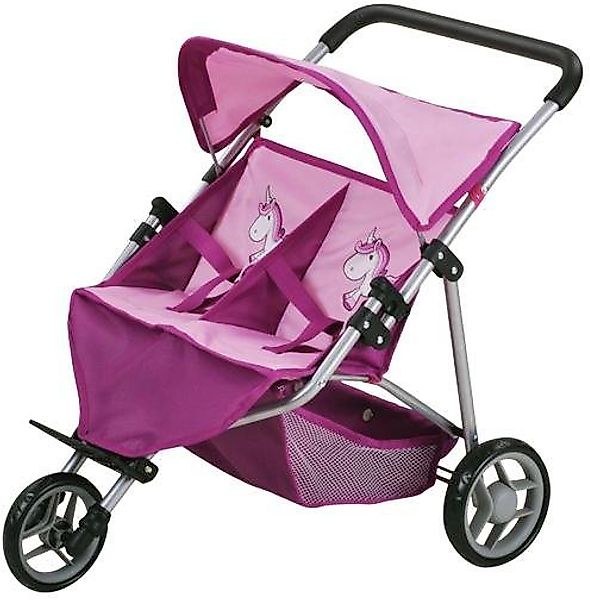 Knorrtoys® Puppen-Zwillingsbuggy Duo - UMA. Das Einhorn günstig online kaufen