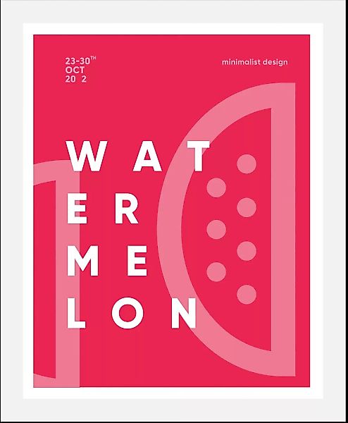 queence Bild "Watermelon", (1 St.), gerahmt günstig online kaufen