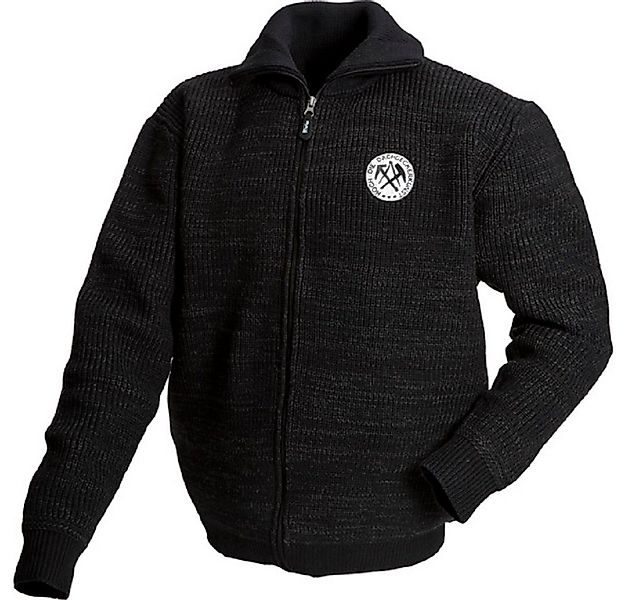 JOB Strickjacke Dachdecker-Strickjacke schieferschwarz günstig online kaufen