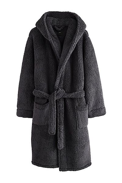 Next Herrenbademantel Borg-Morgenmantel, Polyester (recycelt), Polyester günstig online kaufen