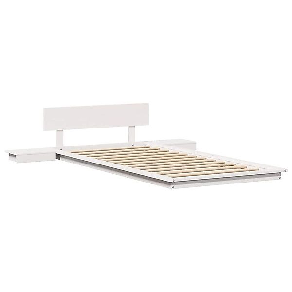 vidaXL Bett Bettgestell Weiß 80 x günstig online kaufen