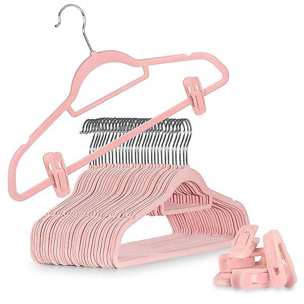 Blumtal Kleiderbügel Rutschfest - Samtoptik - Platzsparend, (30-tlg), Premi günstig online kaufen