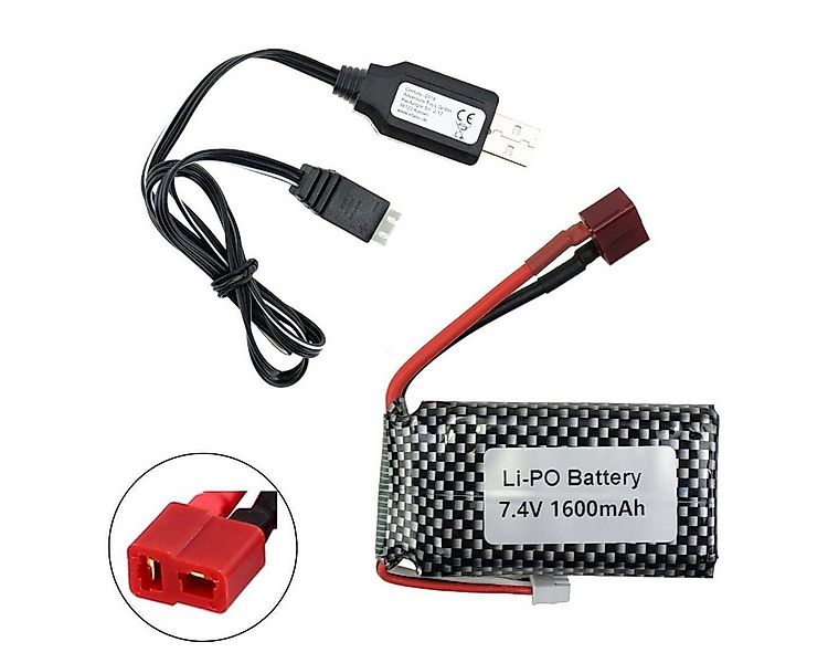 efaso Spielfahrzeug-Erweiterung LIPO Akku 7,4V 1600mAh Deans Stecker für XL günstig online kaufen