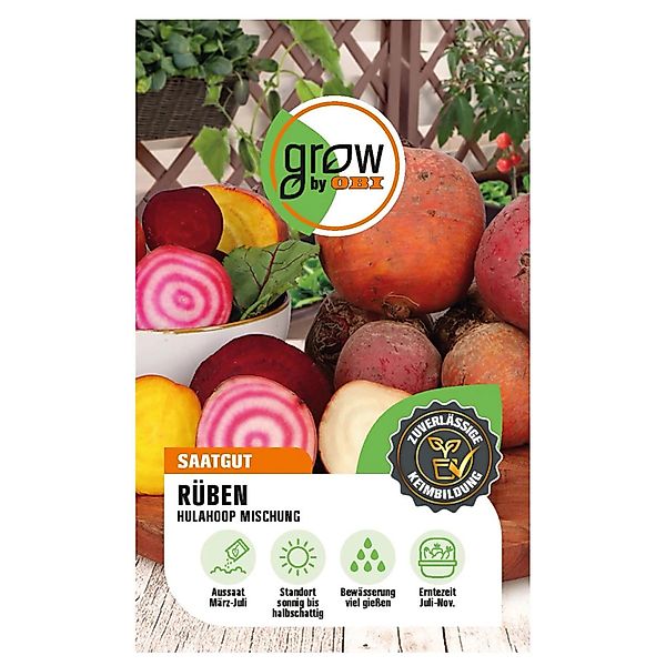 GROW by OBI Rübe Hulahoop-Mischung Beta vulgaris günstig online kaufen