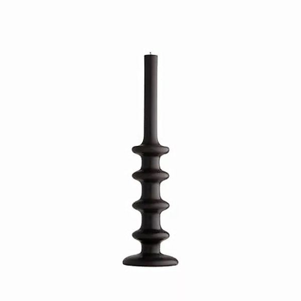 Kerze Slave wachs schwarz / Ø 9,5 x H 35 cm - Maison Sarah Lavoine - Schwar günstig online kaufen