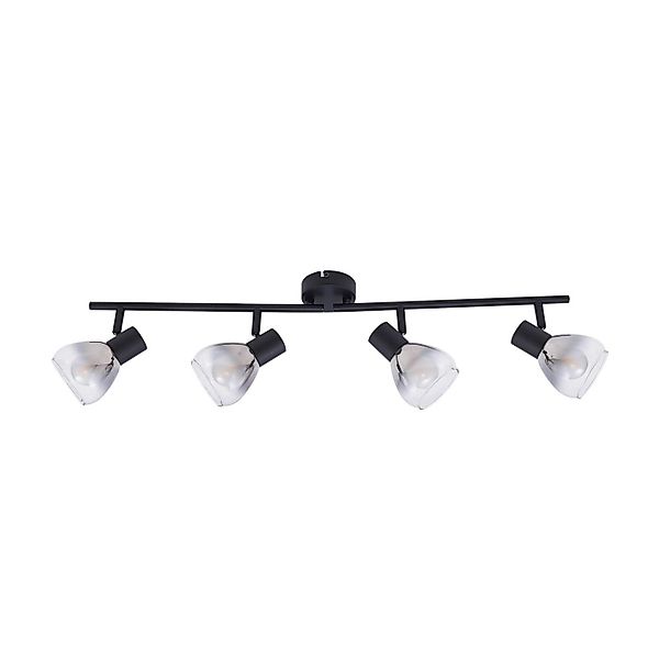 Lindby Deckenlampe Pendura 10031154 Modern in Alu aus Glas 4-flammig E14 Wo günstig online kaufen