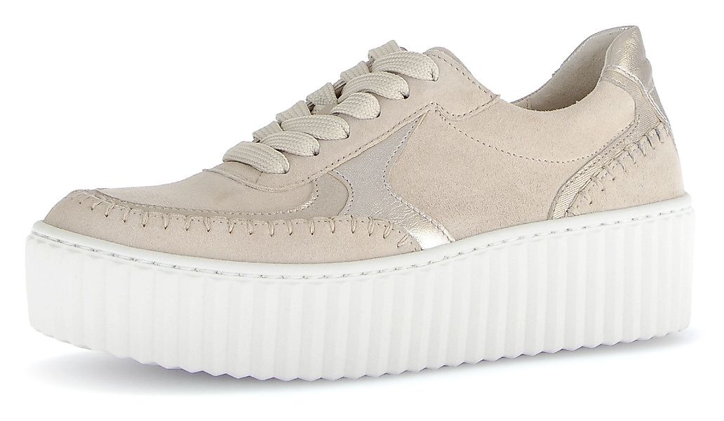 Gabor Plateausneaker, Freizeitschuh, Halbschuh, Schnürschuh mit günstig online kaufen