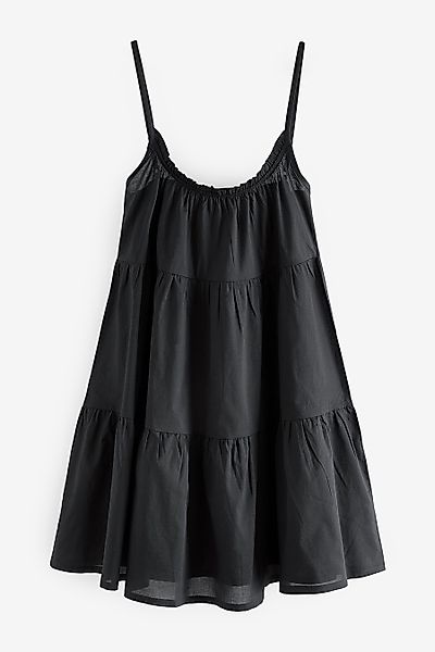 Next Sommerkleid Gestuftes Mini-Sommerkleid, Kurzgröße (1-tlg) günstig online kaufen