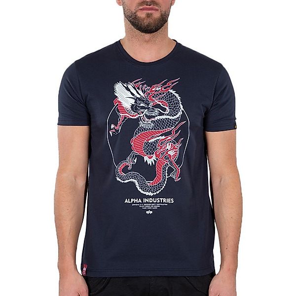 Alpha Industries Heritage Dragon T-shirt 3XL Rep Blue günstig online kaufen