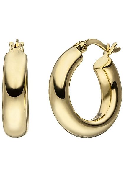 JOBO Paar Creolen, 925 Silber vergoldet günstig online kaufen