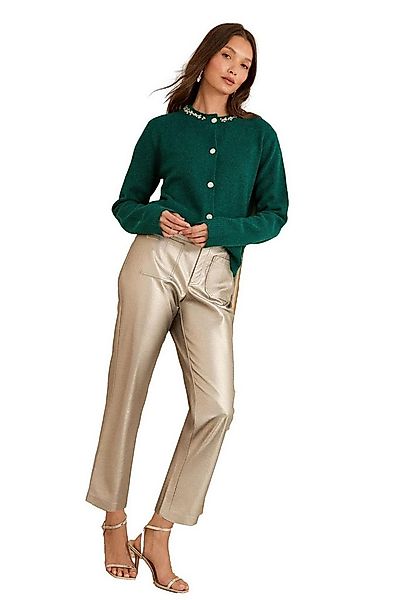 Love & Roses Strickjacke Love & Roses Strickjacke mit Verzierung (1-tlg) günstig online kaufen