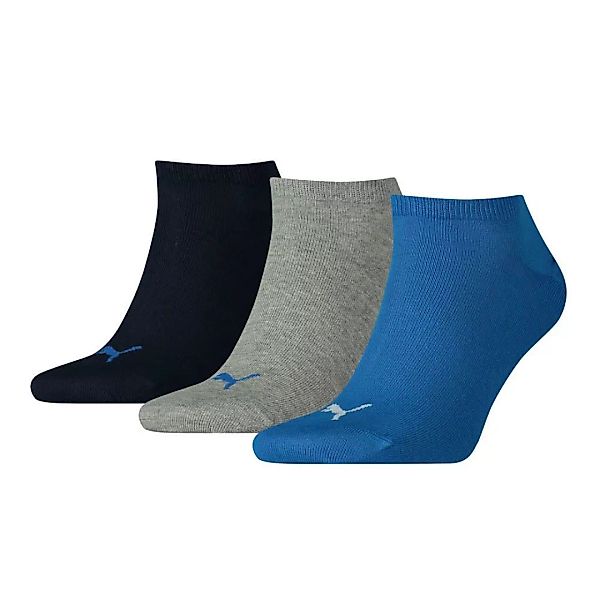 Puma Sneaker Plain Socken 3 Paare EU 39-42 Blue / Grey Melange günstig online kaufen