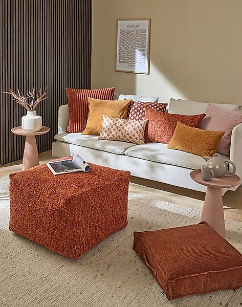 H.O.C.K. Bodenkissen Jonny, Cordkissen inkl. Füllung, günstig online kaufen