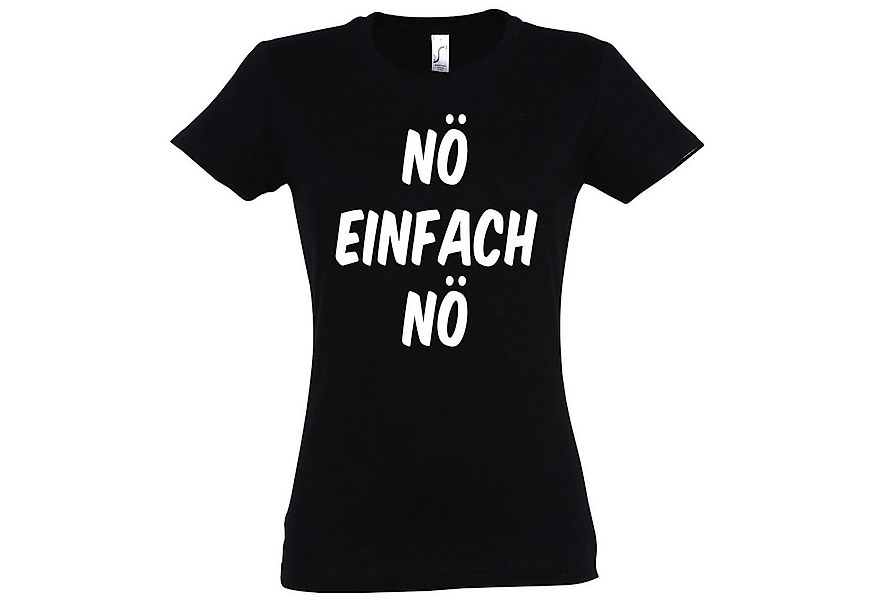 Youth Designz T-Shirt Nö Einfach Nö Damen Shirt mit Lustigem Spruch günstig online kaufen
