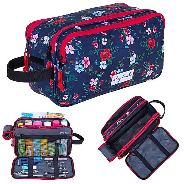 ELEPHANT Kulturbeutel Travel Flower Damen Washbag günstig online kaufen