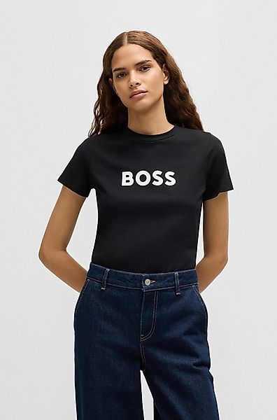 BOSS ORANGE T-Shirt Elogo Premium Damenmode mit BOSS-Schriftzug günstig online kaufen