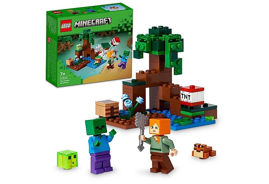 LEGO® LEGO® 21240 Minecraft - Das Sumpfabenteuer Konstruktions-Spielset günstig online kaufen