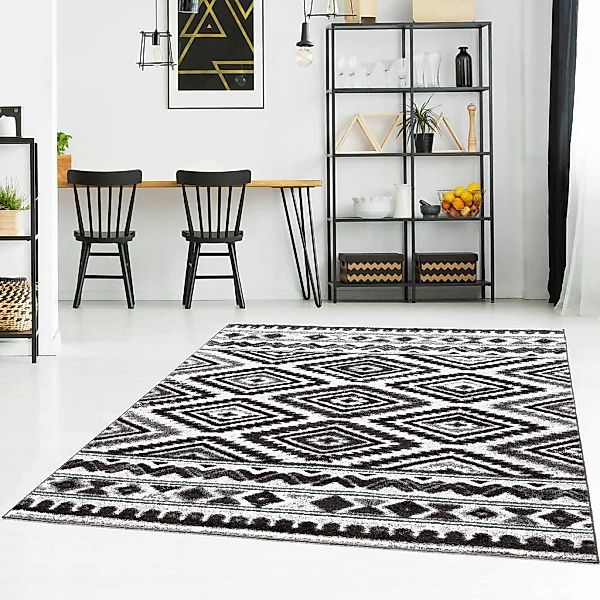 Carpet City "Moda 1129" rechteckig 11 mm Höhe Kurzflor, Wohnzimmer günstig online kaufen