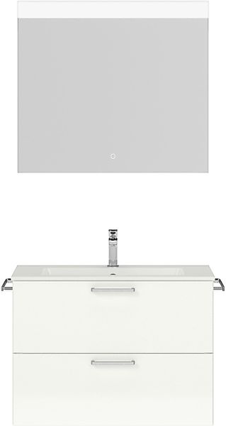 nobilia® Badmöbel-Set »Tolvina« vormontiert, mit Soft-Close, 2 Stk. tlg. Ho günstig online kaufen