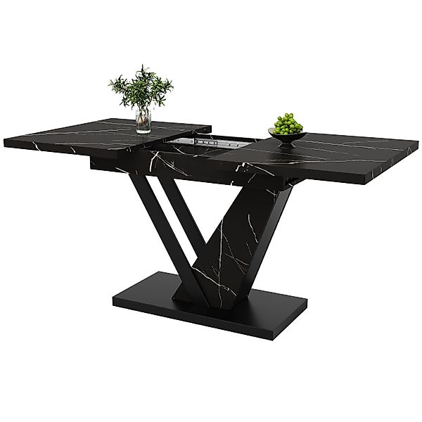 MODFU Esstisch Teleskoptisch,Moderne Esstisch,Ausziehbar,Esszimmer-Set (Aus günstig online kaufen