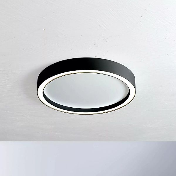Bopp Aura LED-Deckenleuchte Ø 30cm weiß/schwarz günstig online kaufen