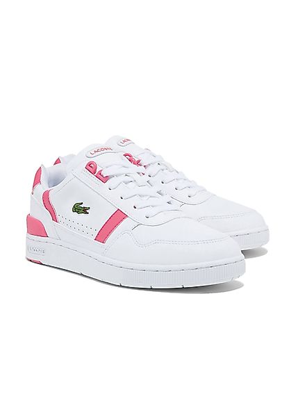 Lacoste Damen Sneaker T-CLIP 7-42SFA00301T4 WHT/DK PNK Weiß Pink günstig online kaufen