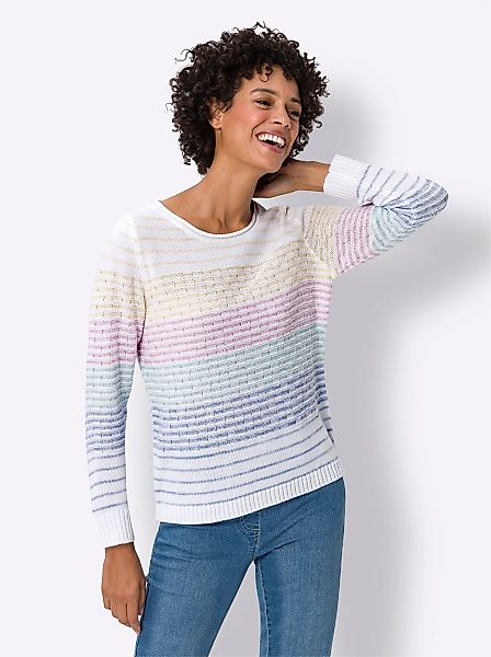 Sieh an! Strickpullover Langarm-Pullover günstig online kaufen