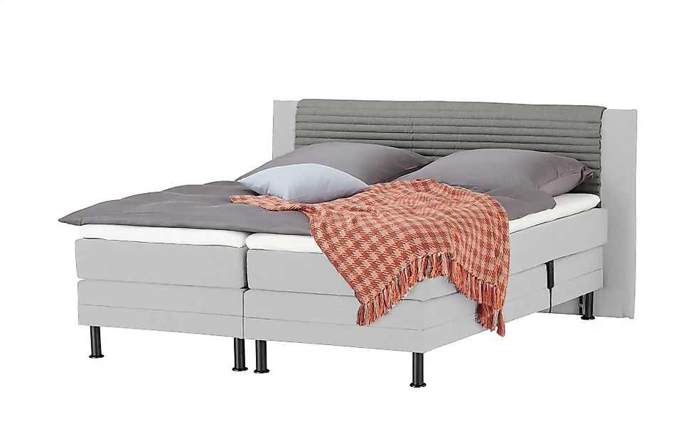 Motor-Boxspringbett  Synda ¦ grau ¦ Maße (cm): B: 160 H: 107 Betten > Boxsp günstig online kaufen