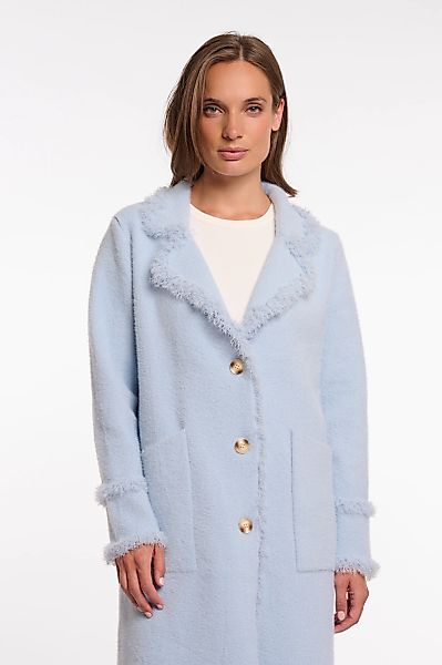 Rino & Pelle Longstrickjacke "CATENA" mit Fransendetails und Knöpfen günstig online kaufen