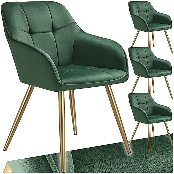 tectake Esszimmerstuhl Marilyn (Set, 4 St), günstig online kaufen