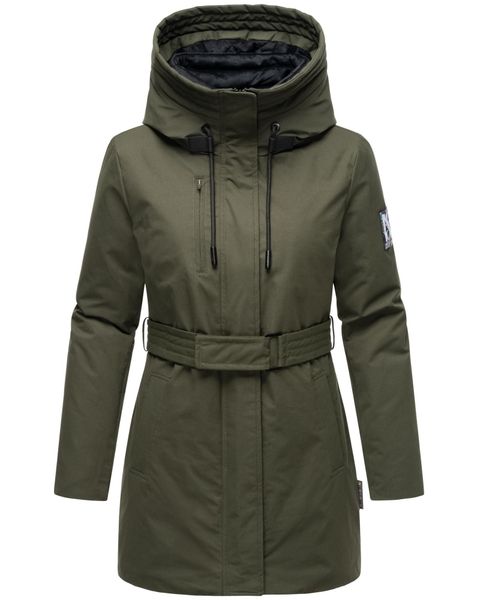 Navahoo Winterjacke "Eishauch 14" mit Kapuze Damen Winterparka mit Tailleng günstig online kaufen