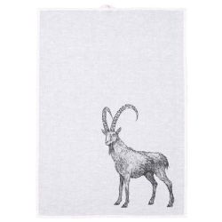 Frohstoff Geschirrtuch Geschirrtuch Steinbock Grau günstig online kaufen