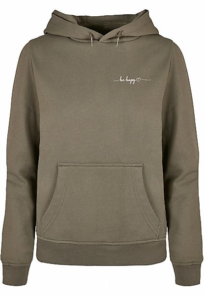 Merchcode Kapuzenpullover "Merchcode Damen Ladies Be Happy Basic Hoody" günstig online kaufen