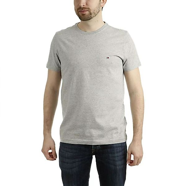 Tommy Hilfiger Flag Kurzärmeliges T-shirt S Cloud Heather günstig online kaufen