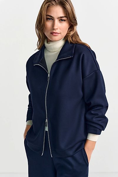 RICHROYAL Sweatjacke Tunnelzug-Saum, Stehkragen, regular fit günstig online kaufen