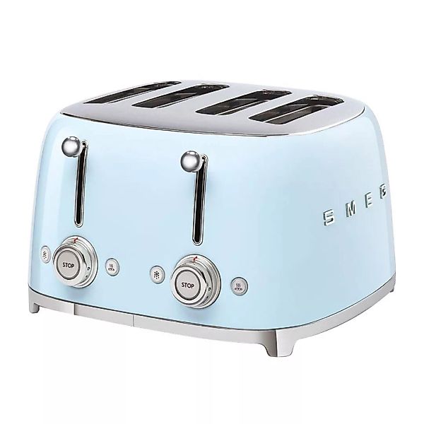 Smeg - TSF03 4-Scheiben Toaster - pastellblau/lackiert/2x 6 Röstgradstufen/ günstig online kaufen
