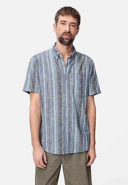 camel active Kurzarmhemd Karohemd aus reiner Baumwolle Kurzarm Button-Down günstig online kaufen