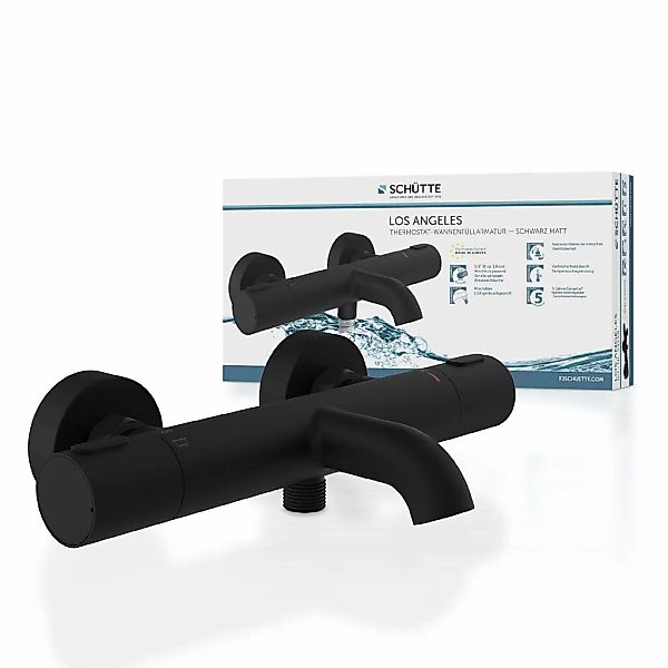 Schütte Wannenarmatur ""LOS ANGELES" Thermostat Wannenfüllarmatur" 1 Stk. t günstig online kaufen
