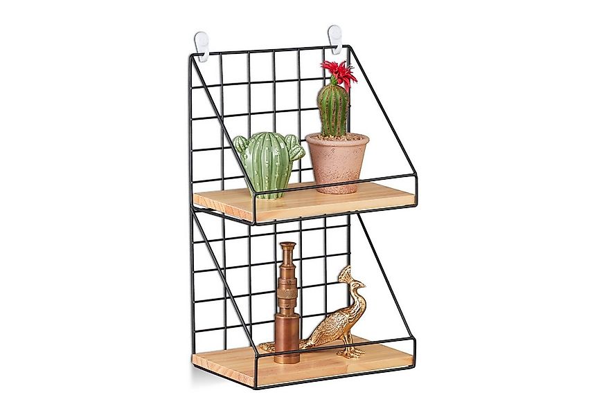 relaxdays Wandregal Industrial günstig online kaufen