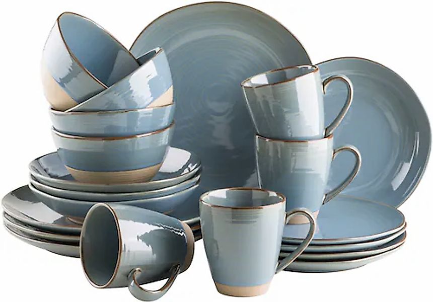 MÄSER Kombiservice »NOTTINGHAM, Geschirr-Set, Keramik« günstig online kaufen