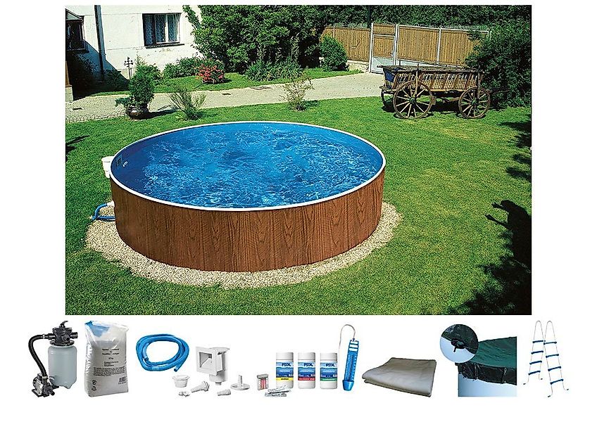 my POOL BWT Rundpool "MAONI 3", (Komplett-Set, 8 tlg.), Aufstellpool in Hol günstig online kaufen
