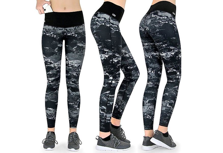 Formbelt Highwaist Leggings Laufhose Damen lang mit Handytasche Hohem Bund günstig online kaufen