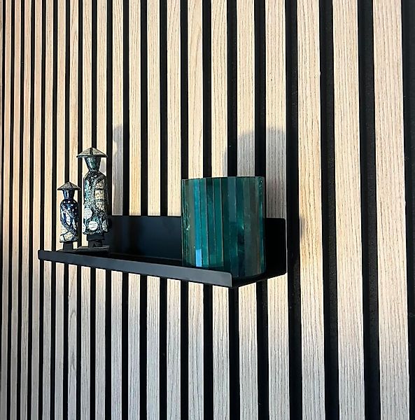 TWSOUL Deko-Wandregal Regal für Akustikpaneele, Schwarz günstig online kaufen