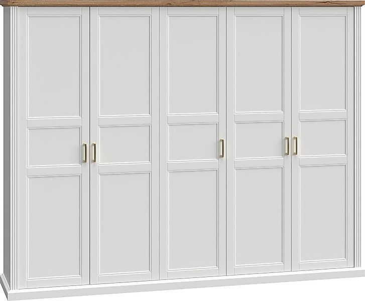 Home affaire Kleiderschrank "Tara", lackiert mit wasserbasiertem UV-Lack, i günstig online kaufen
